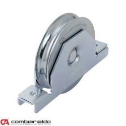 Vodiace koliesko ø 100mm pre zapustenie do jokla Combi Arialdo, pre profil C902/16, nosnosť 230kg Vodiace koliesko ø 100mm pre zapustenie do jokla Combi Arialdo, pre profil C902/16, nosnosť 230kg